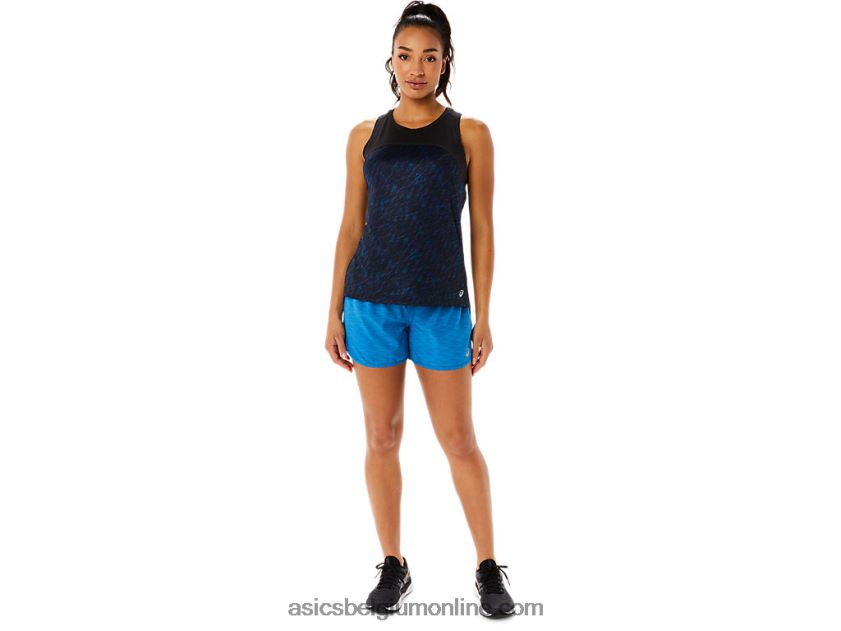 pr lyte run-tanktop voor dames V6HXR23486 nachtschaduw/lake drive print Asics