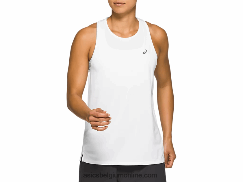race mouwloos voor dames V6HXR22830 briljant wit Asics
