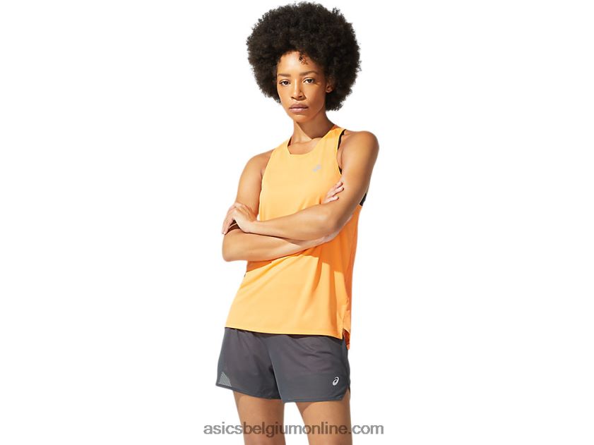 race mouwloos voor dames V6HXR23948 zon perzik Asics