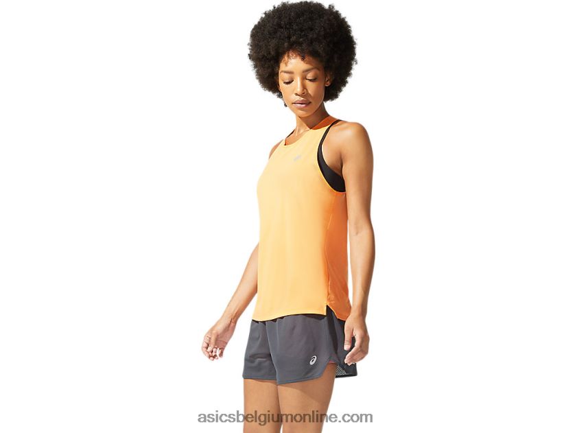 race mouwloos voor dames V6HXR23948 zon perzik Asics