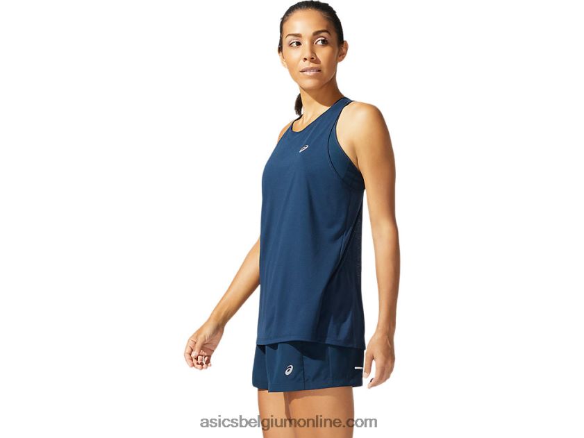 race mouwloos voor dames V6HXR24078 frans blauw Asics