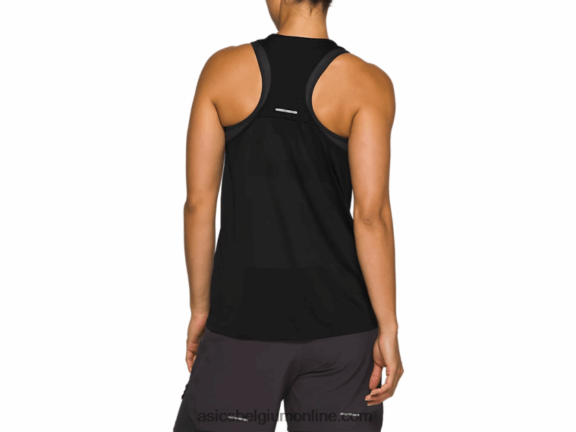 race mouwloos voor dames V6HXR24184 prestatie zwart Asics