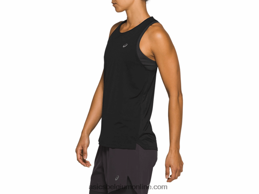 race mouwloos voor dames V6HXR24184 prestatie zwart Asics