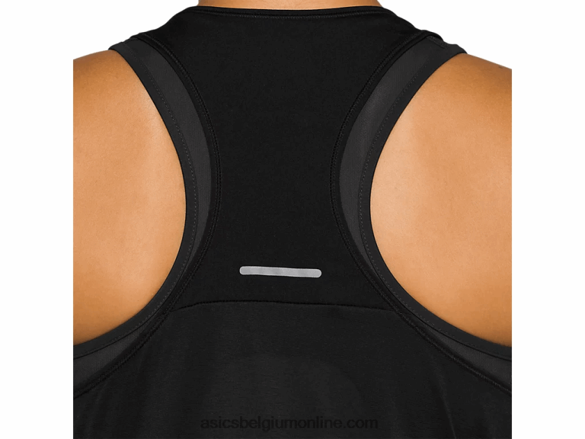 race mouwloos voor dames V6HXR24184 prestatie zwart Asics