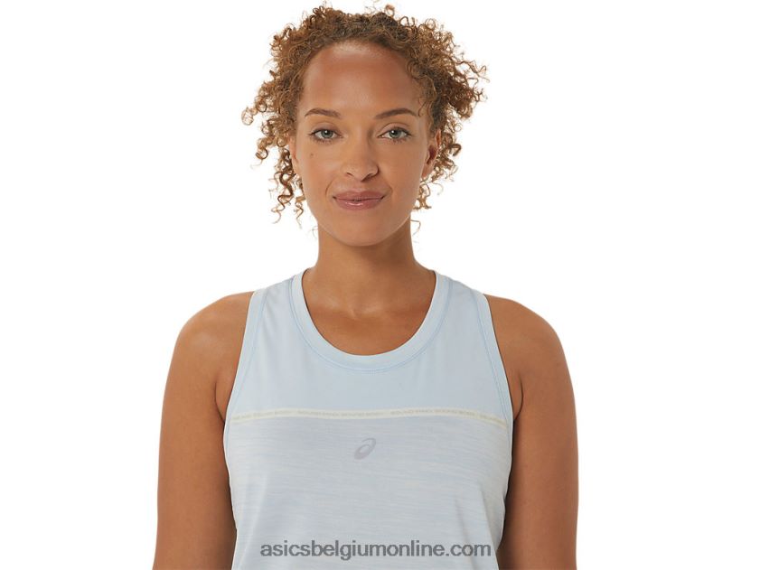 racetank voor dames V6HXR22247 hemel/creme Asics