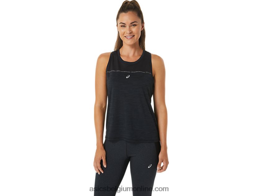 racetank voor dames V6HXR22492 performance zwart/houtskoolgrijs Asics