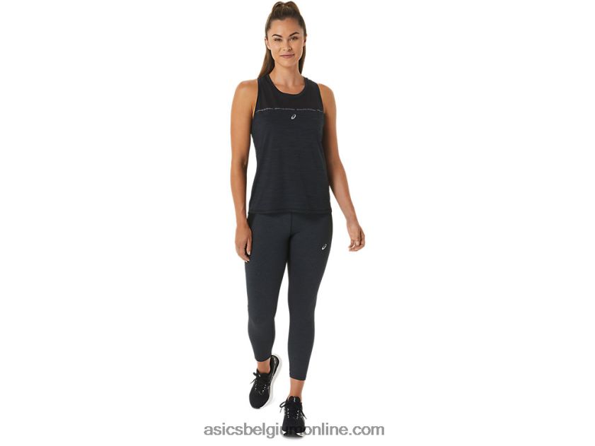 racetank voor dames V6HXR22492 performance zwart/houtskoolgrijs Asics