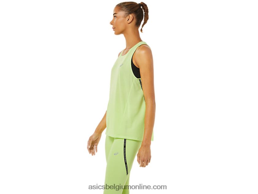 racetank voor dames V6HXR23343 limoen groen Asics