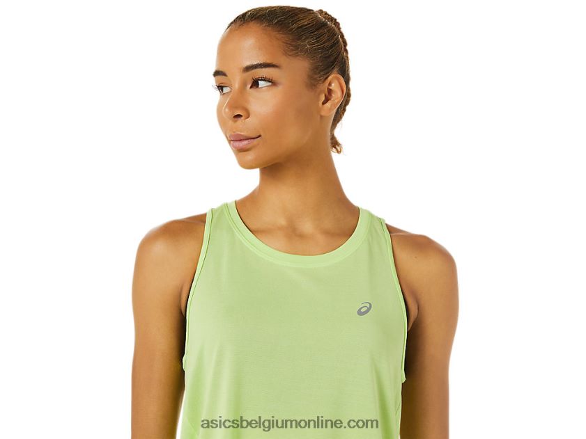 racetank voor dames V6HXR23343 limoen groen Asics