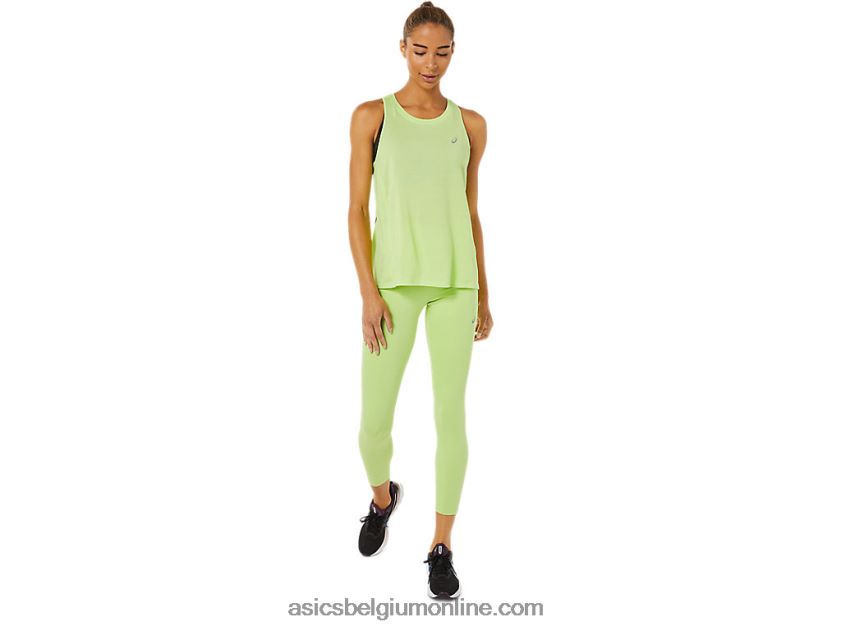 racetank voor dames V6HXR23343 limoen groen Asics