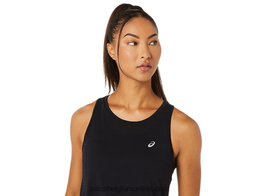 racetank voor dames V6HXR23345 prestatie zwart Asics