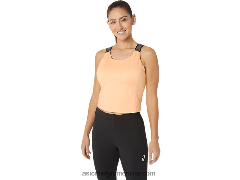 sana cropped tanktop voor dames V6HXR22360 zomer duin Asics