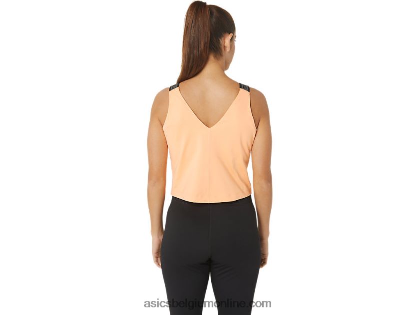 sana cropped tanktop voor dames V6HXR22360 zomer duin Asics