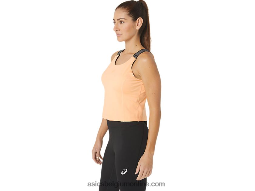 sana cropped tanktop voor dames V6HXR22360 zomer duin Asics