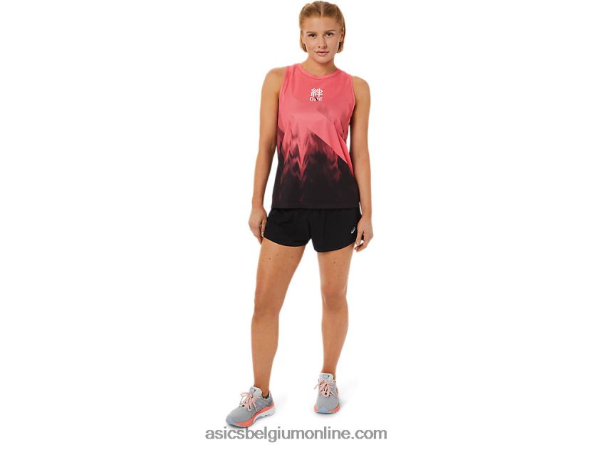 singlet voor dames V6HXR23650 gloeiend koraal Asics