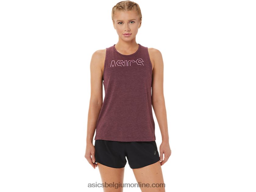 spiertank voor dames V6HXR23666 diepe marsheide/drakenfruit Asics
