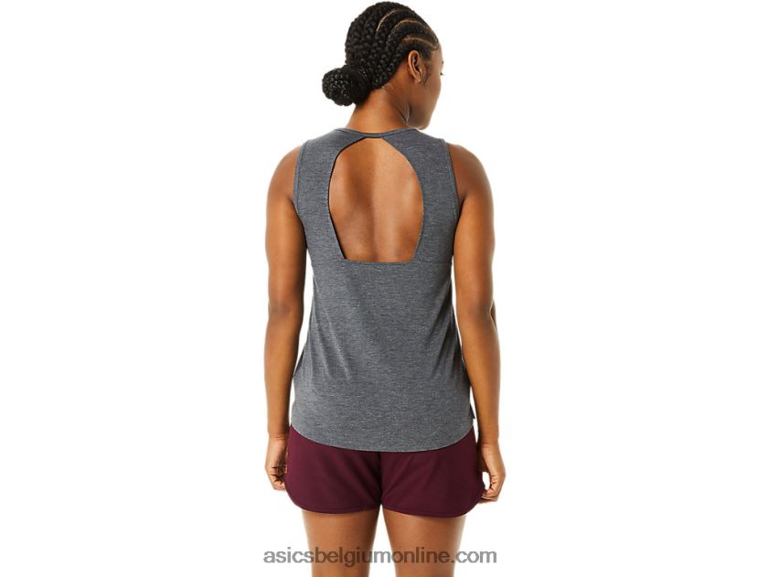 spiertank voor dames V6HXR23693 donkergrijze heide/nevel Asics