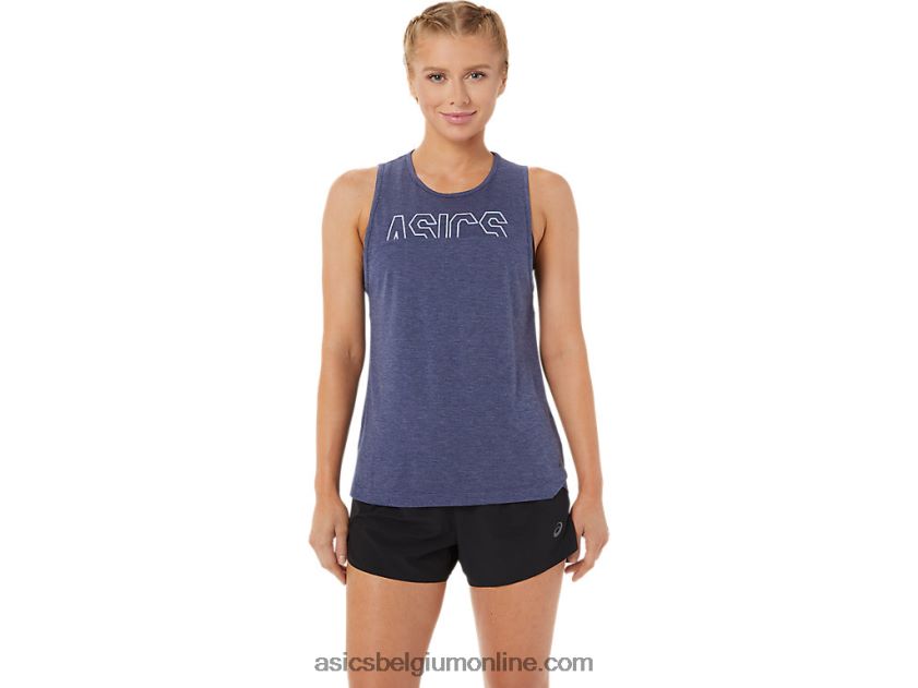 spiertank voor dames V6HXR23786 peacoat heide / vers ijs Asics