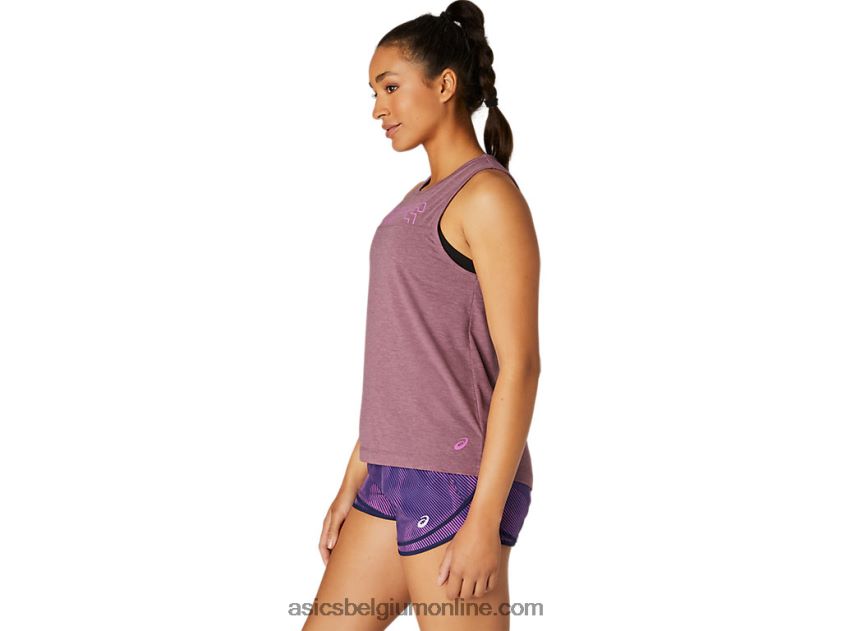 spiertank voor dames V6HXR24107 druif heide Asics