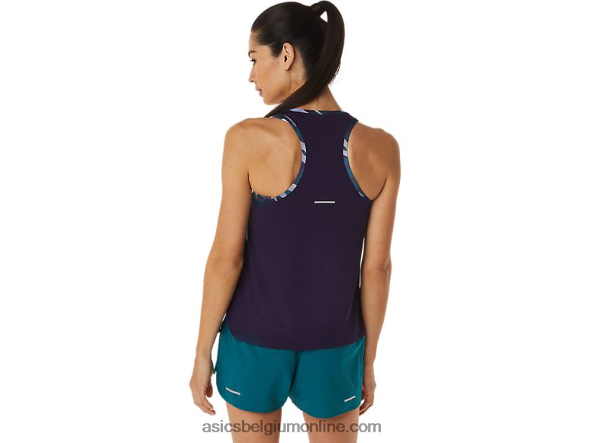 tanktop met wilde camouflage voor dames V6HXR23027 nachtschaduw/fluweel grenen Asics