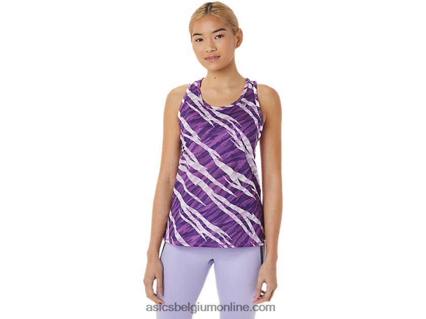 tanktop met wilde camouflage voor dames V6HXR23068 orchidee/lavendel gloed Asics