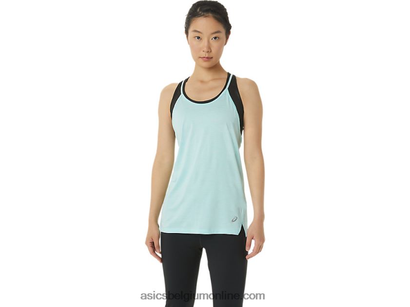 tanktop voor dames V6HXR23304 helderblauwe spacedye Asics