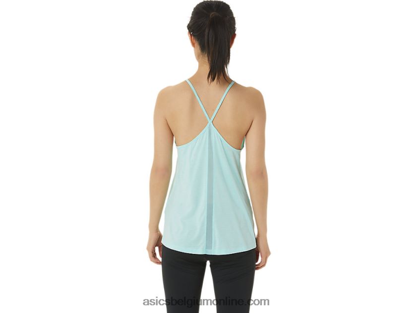 tanktop voor dames V6HXR23304 helderblauwe spacedye Asics