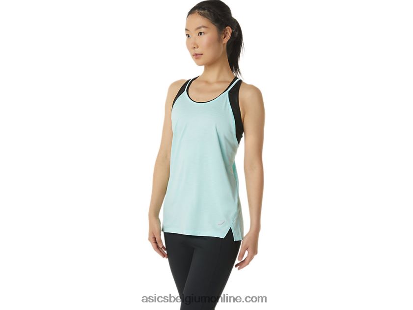 tanktop voor dames V6HXR23304 helderblauwe spacedye Asics