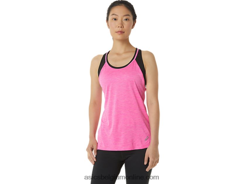 tanktop voor dames V6HXR23317 roze glo spacedye Asics
