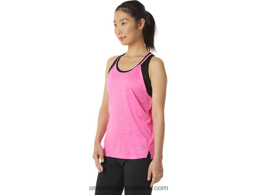 tanktop voor dames V6HXR23317 roze glo spacedye Asics