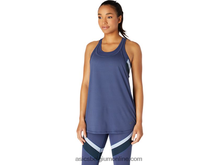 tanktop voor dames V6HXR23750 donder blauw Asics