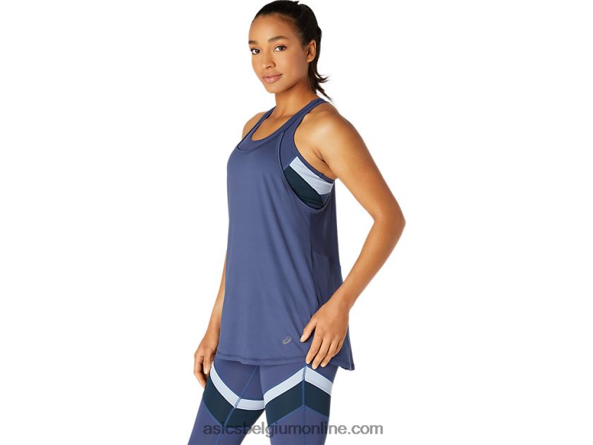 tanktop voor dames V6HXR23750 donder blauw Asics