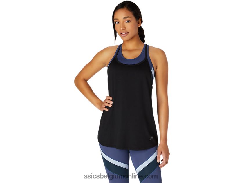 tanktop voor dames V6HXR23755 prestatie zwart Asics