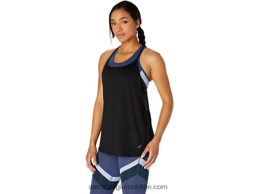 tanktop voor dames V6HXR23755 prestatie zwart Asics