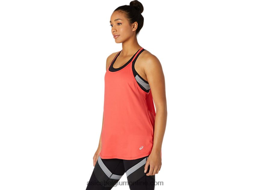tanktop voor dames V6HXR23775 roze grapefruit Asics
