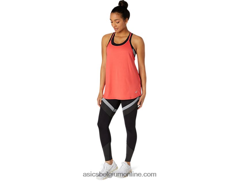 tanktop voor dames V6HXR23775 roze grapefruit Asics