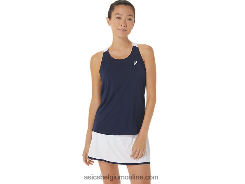 tennistank voor dames V6HXR22464 middernacht/briljant wit Asics
