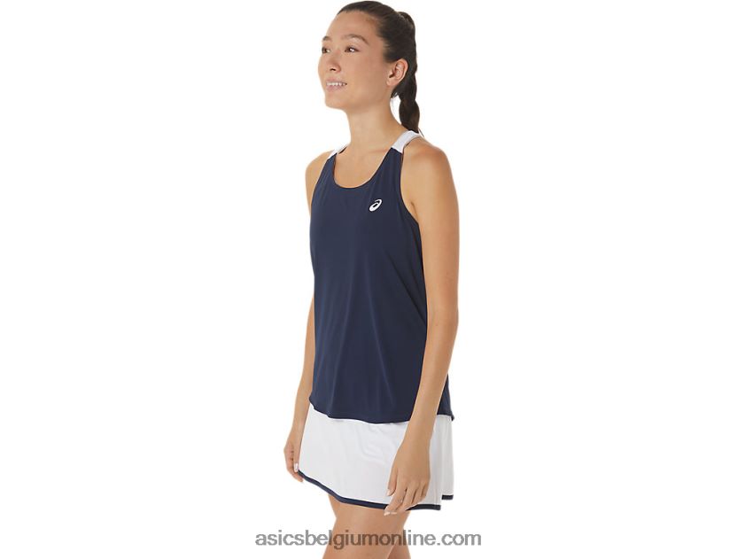 tennistank voor dames V6HXR22464 middernacht/briljant wit Asics