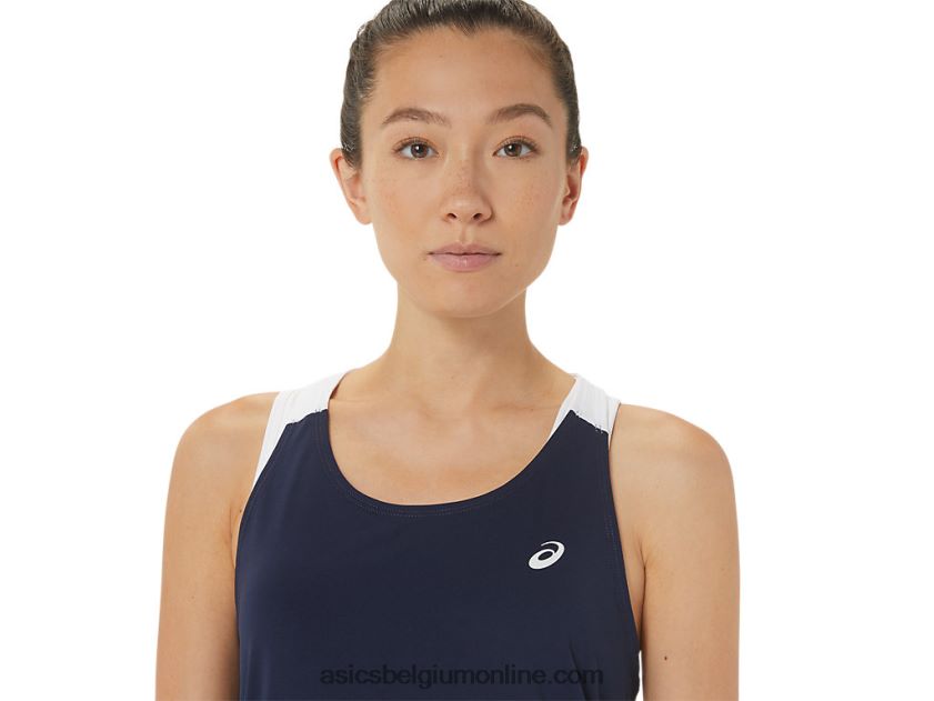 tennistank voor dames V6HXR22464 middernacht/briljant wit Asics