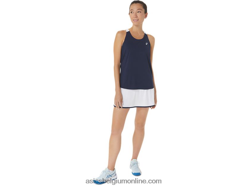 tennistank voor dames V6HXR22464 middernacht/briljant wit Asics