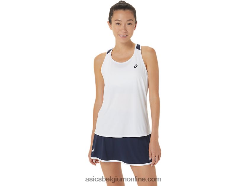tennistank voor dames V6HXR22566 schitterend wit/middernacht Asics
