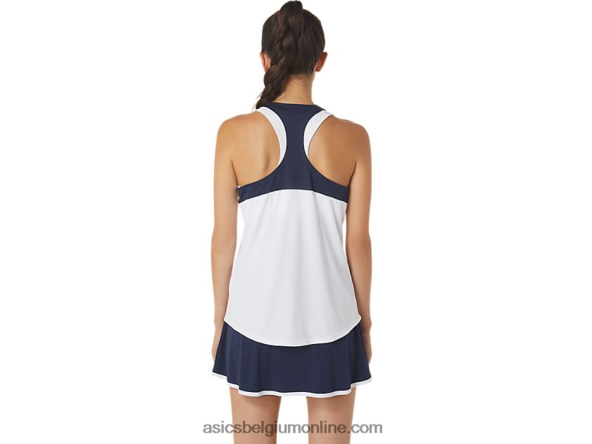 tennistank voor dames V6HXR22566 schitterend wit/middernacht Asics