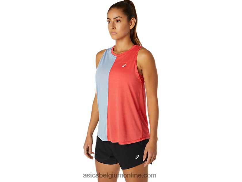 tokyo-tanktop voor dames V6HXR23760 roze pompelmoes/mist Asics