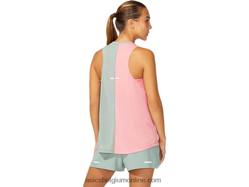 tokyo-tanktop voor dames V6HXR23961 leigrijs/perzik bloemblaadje Asics