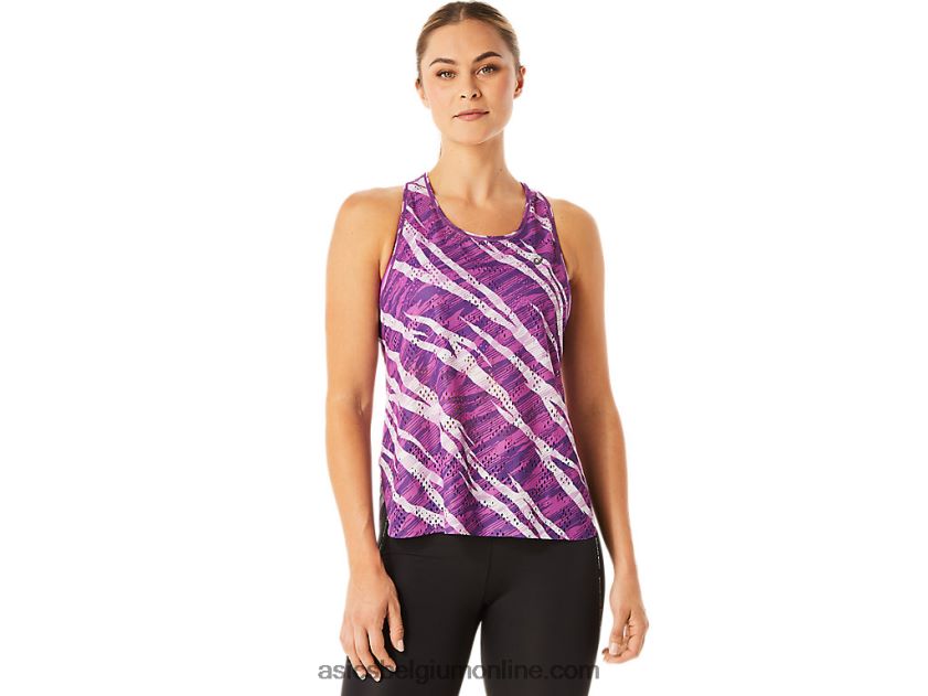 ventilate actibreeze-tanktop voor dames aop V6HXR23073 orchidee/lavendel gloed Asics