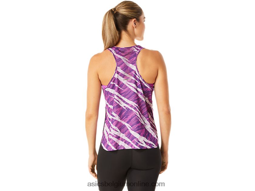 ventilate actibreeze-tanktop voor dames aop V6HXR23073 orchidee/lavendel gloed Asics