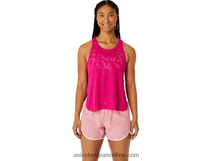 ventilerende actibreeze-tanktop voor dames V6HXR22519 roze rave Asics