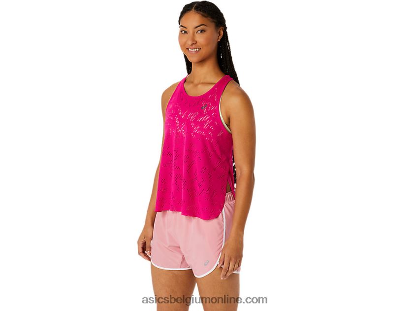 ventilerende actibreeze-tanktop voor dames V6HXR22519 roze rave Asics