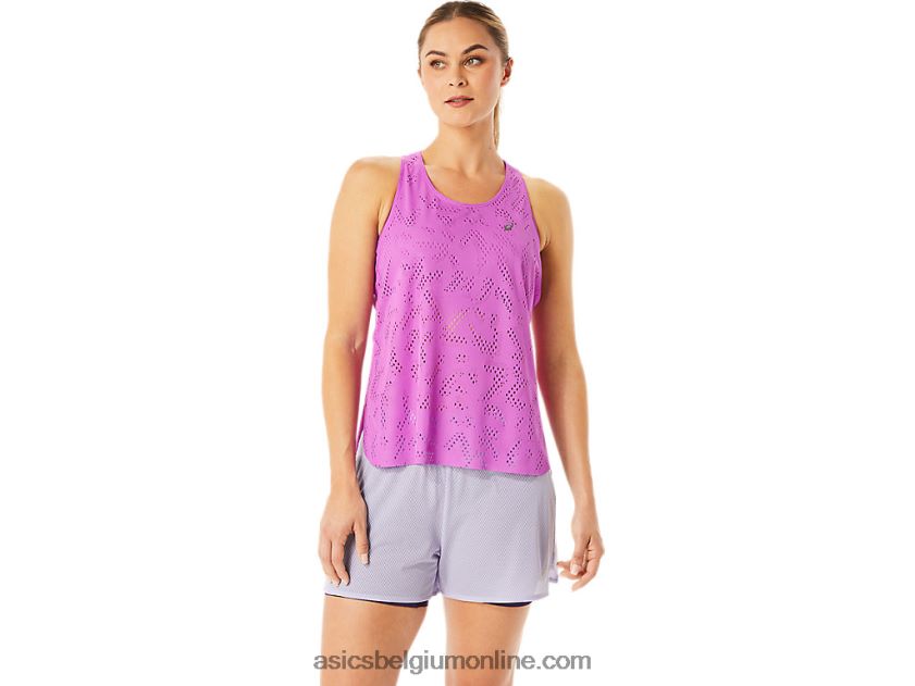 ventilerende actibreeze-tanktop voor dames V6HXR23104 orchidee Asics