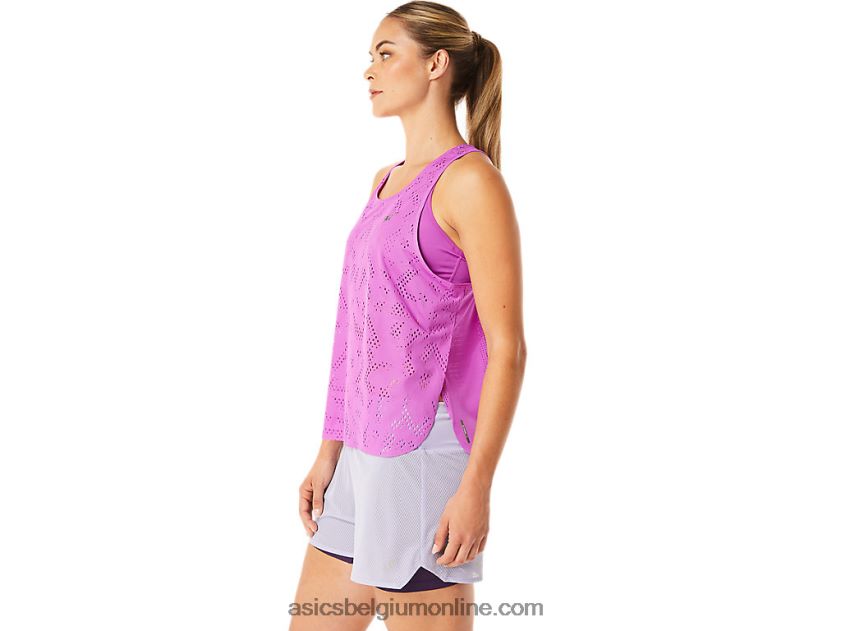 ventilerende actibreeze-tanktop voor dames V6HXR23104 orchidee Asics